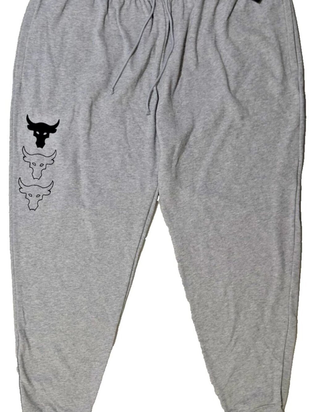 Under Armour Men Project Rock Rival Fleece Jogger Gray 1386876-011 3XL
